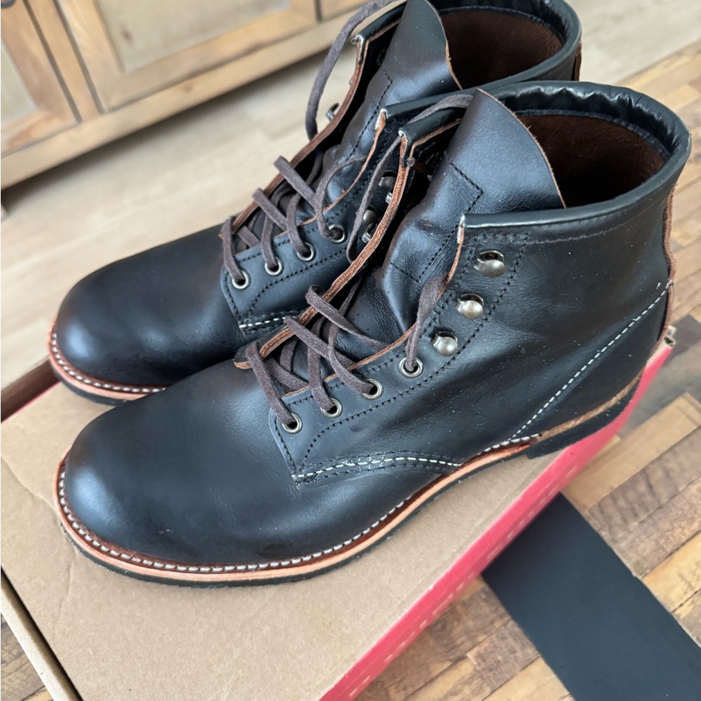 Red Wing Blacksmith 6” Boots Black Sz 9